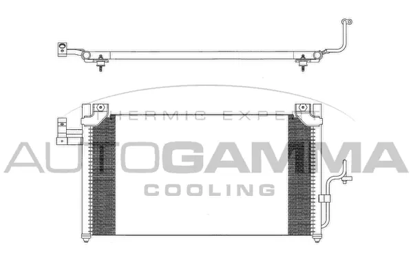 Condenseur, climatisation AUTOGAMMA 103271