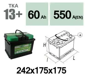 Batterie de démarrage Technika TKA13+