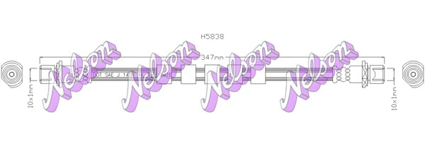 Flexible de frein KAWE H5838