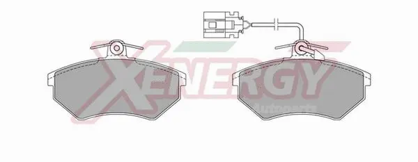 Kit de plaquettes de frein, frein à disque AP XENERGY X40556