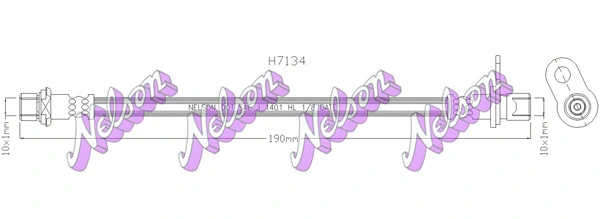 Flexible de frein KAWE H7134