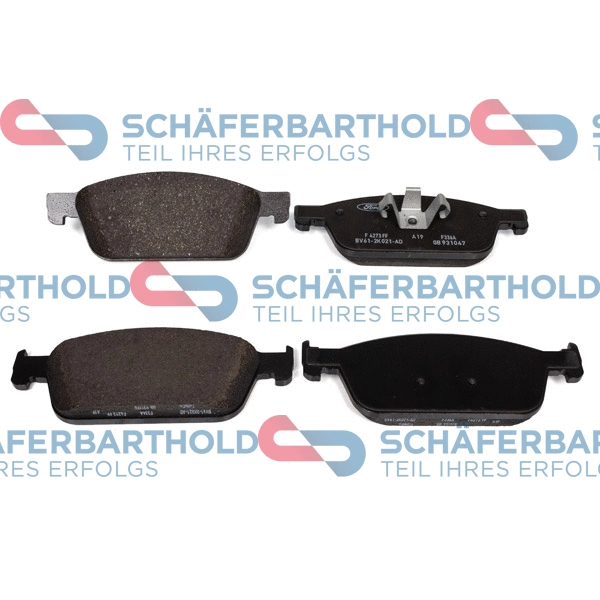 Kit de plaquettes de frein, frein à disque ORIGINAL Schäferbarthold 315 06 274 01 11