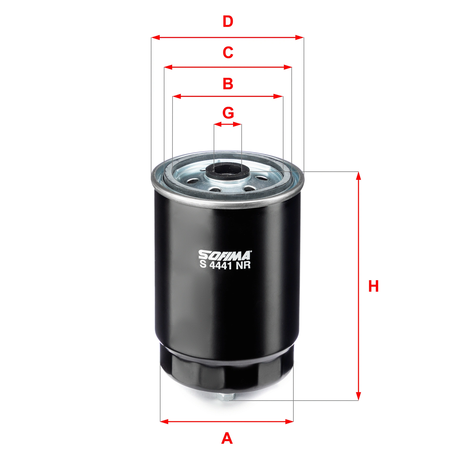 Filtre à carburant SOFIMA S 4441 NR