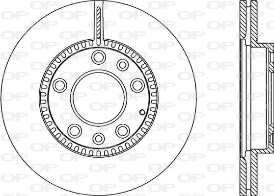 Disque de frein OPEN PARTS BDA2356.20
