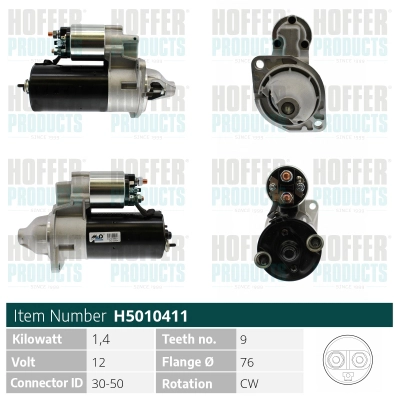 Démarreur HOFFER H5010411