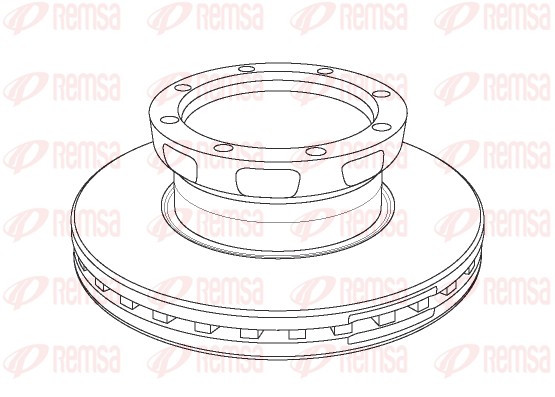 Disque de frein REMSA NCA1108.20
