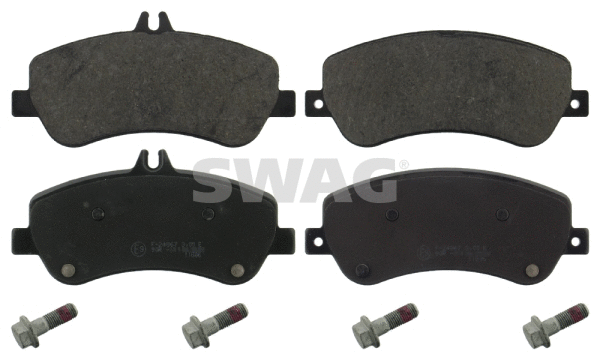 Kit de plaquettes de frein, frein à disque SWAG 10 91 6808