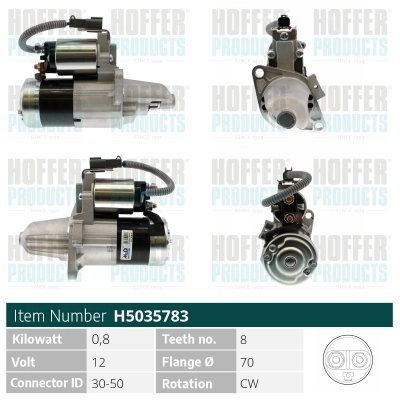 Démarreur HOFFER H5035783