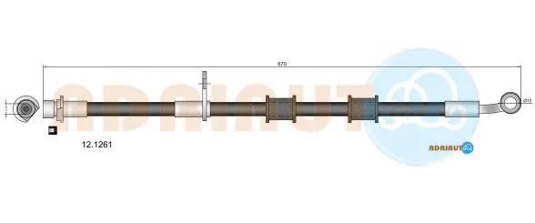 Flexible de frein ADRIAUTO 12.1261