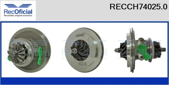 Groupe carter, turbocompresseur RECOFICIAL RECCH74025.0