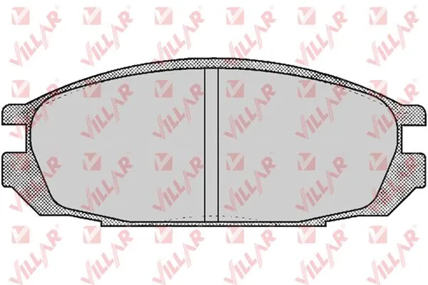 Kit de plaquettes de frein, frein à disque VILLAR 626.0376