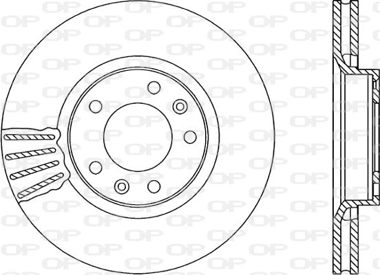 Disque de frein OPEN PARTS BDR1114.20