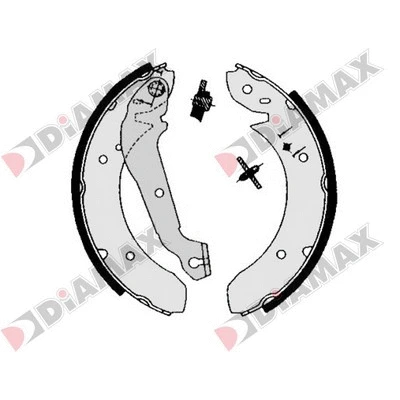 Jeu de mâchoires de frein DIAMAX N01182