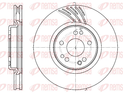 Disque de frein REMSA 61152.11