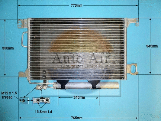 Condenseur, climatisation AUTO AIR GLOUCESTER 16-1316