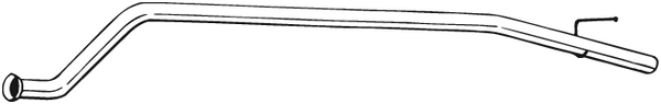 Tuyau d'échappement KLOKKERHOLM 890-121