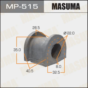 Coussinet de palier, stabilisateur MASUMA MP-515