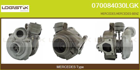 Turbocompresseur, suralimentation LGK 070084030LGK