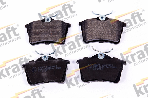 Kit de plaquettes de frein, frein à disque KRAFT AUTOMOTIVE 6015905