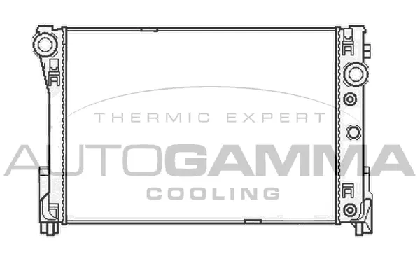 Radiateur, refroidissement du moteur AUTOGAMMA 105415