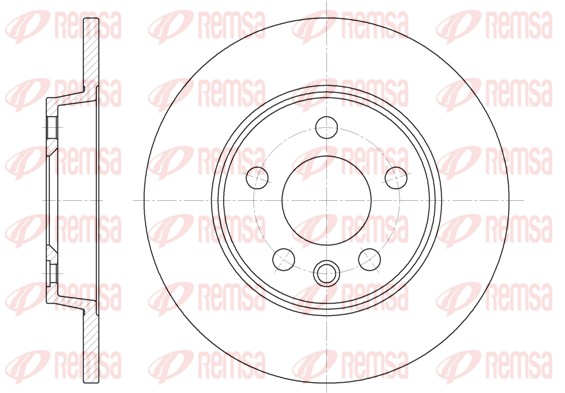 Disque de frein REMSA 6558.00