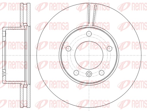 Disque de frein REMSA 61161.10