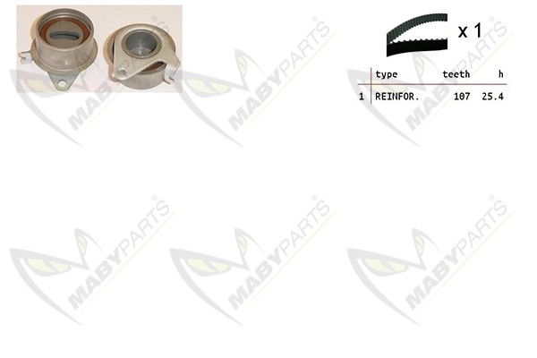 Kit de courroie crantée MABYPARTS OBK010465