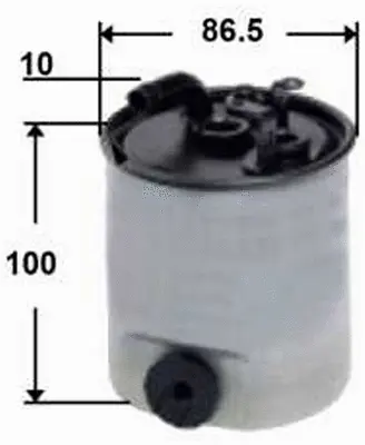 Filtre à carburant JS ASAKASHI FS0052