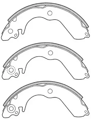 Jeu de mâchoires de frein SB BS23712