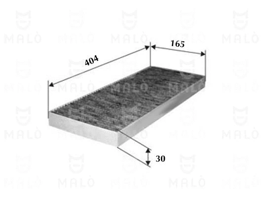 Filtre, air de l'habitacle AKRON-MALÒ 1530822