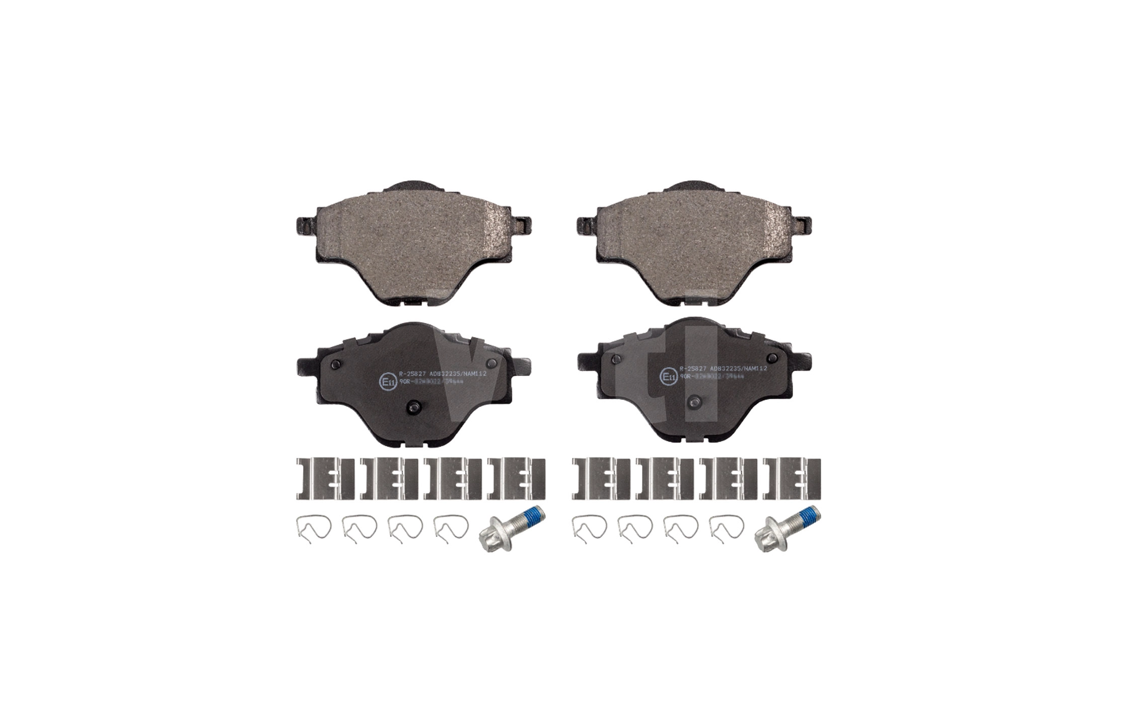 Kit de plaquettes de frein, frein à disque Wti Automotive K851028