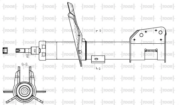 Amortisseur TOOR SG10140