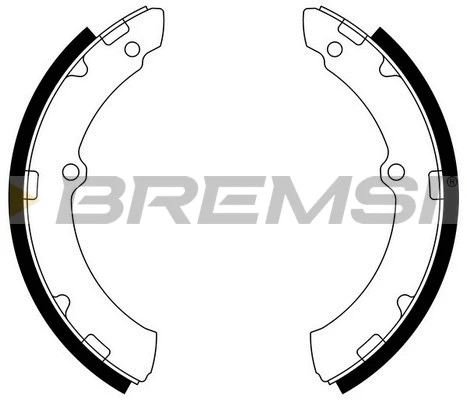 Jeu de mâchoires de frein BREMSI GF0955