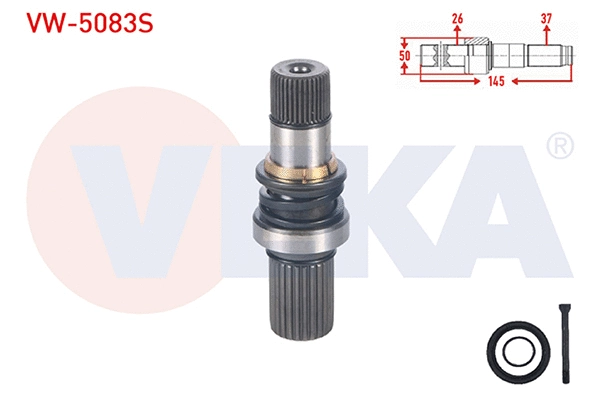 Jeu de joints, arbre de transmission VEKA VW-5083S