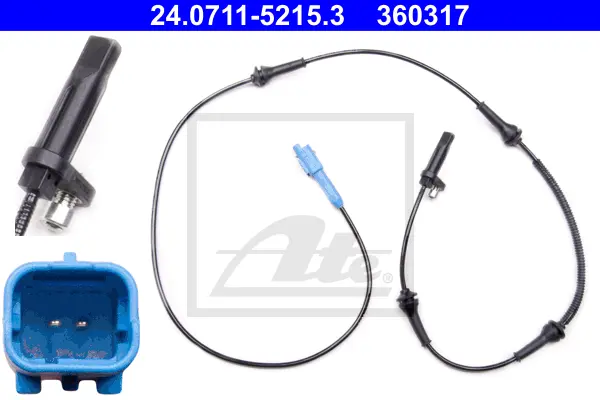Capteur, vitesse de roue ATE-APAC 24.0711-5215.3