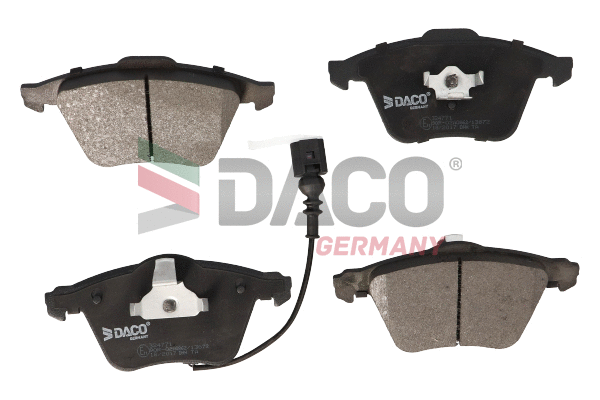 Kit de plaquettes de frein, frein à disque DACO Germany 324771