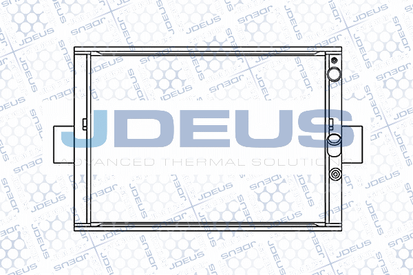 Radiateur, refroidissement du moteur JDEUS M-0140030