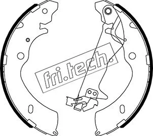 Jeu de mâchoires de frein fri.tech. 1047.377Y