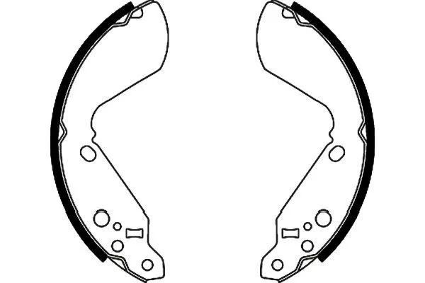 Jeu de mâchoires de frein KAVO PARTS KBS-8919