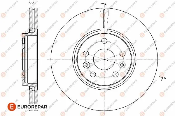 Disque de frein EUROREPAR 1642760880