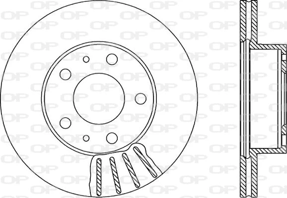 Disque de frein OPEN PARTS BDA1151.20