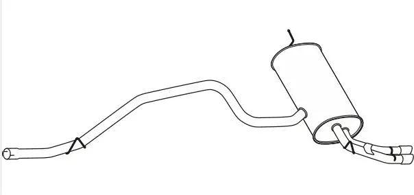 Silencieux arrière VEGAZ GmbH VS-729