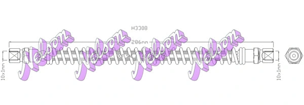 Flexible de frein KAWE H3308