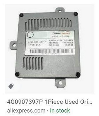 Calculateur, système d'éclairage ZPY 4G0 907 397P