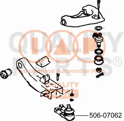 Rotule de suspension IAP QUALITY PARTS 506-07062
