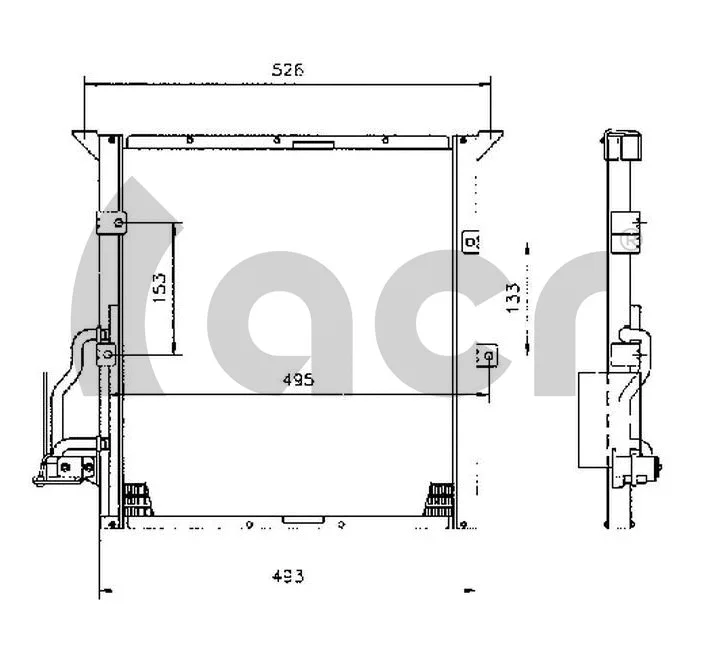 Condenseur, climatisation ACR 300081