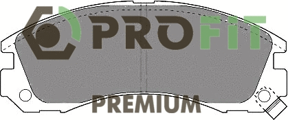Kit de plaquettes de frein, frein à disque PROFIT 5005-0765