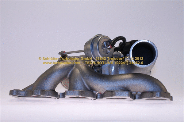 Turbocompresseur, suralimentation SCHLÜTTER TURBOLADER 172-02014