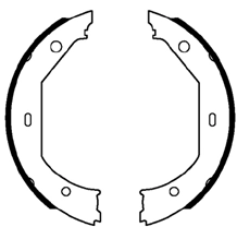 Jeu de mâchoires de frein ABTEX ABS3473