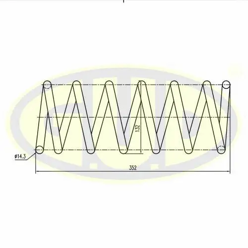 Ressort de suspension G.U.D. GCS227607